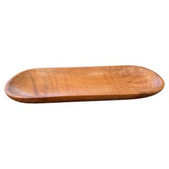 Andrianna Shamaris Oval Teak Wood Platter