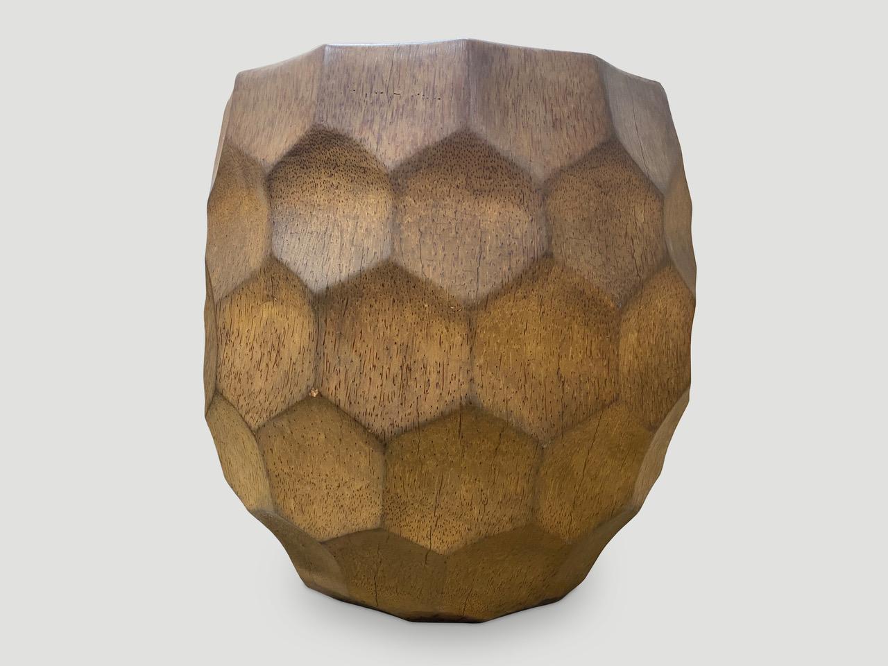 Contemporary Andrianna Shamaris Palm Wood Container