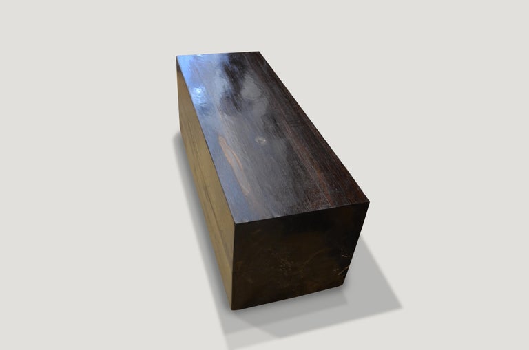 Andrianna Shamaris Petrified Wood Log Bench For Sale At 1stdibs