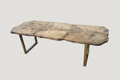 Andrianna Shamaris: Tisch aus versteinertem Holz