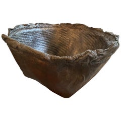 Andrianna Shamaris Polished Buffalo Hide Container