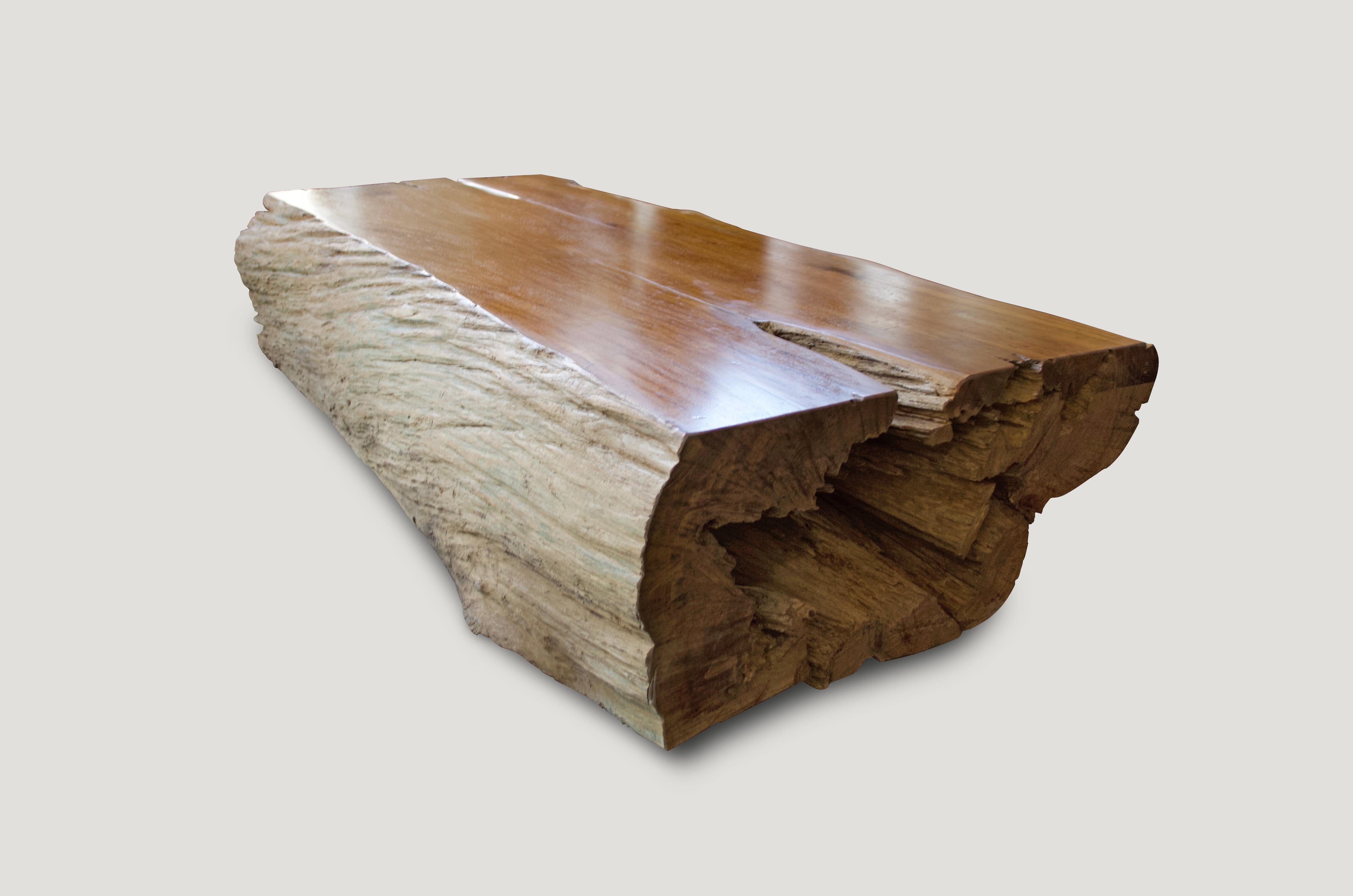 log coffee table for sale