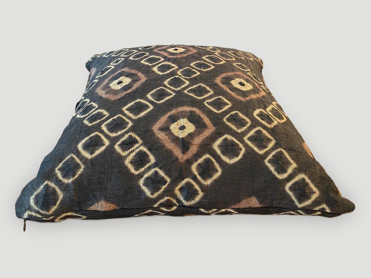 Hand-Crafted Andrianna Shamaris Raffia Pillow For Sale