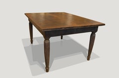 Andrianna Shamaris Raffles Influenced Teak Wood Dining Table
