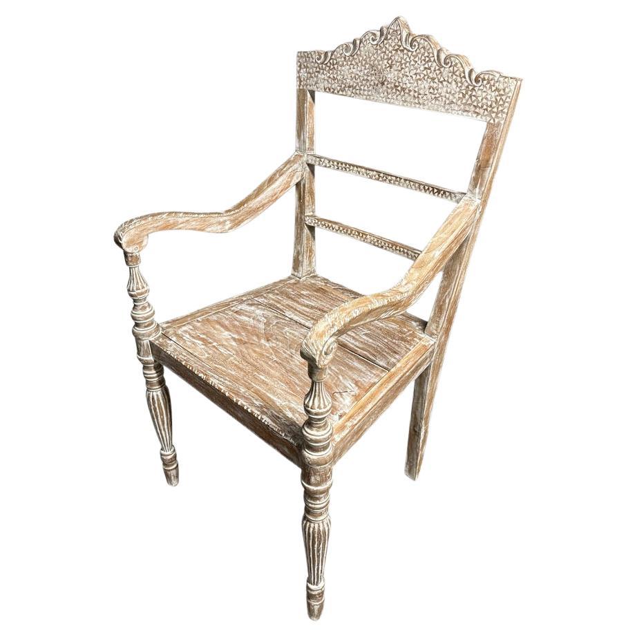 Andrianna Shamaris Raffles Shell Inlaid Chair