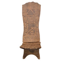 Andrianna Shamaris Rare Antique African Palaver Chair