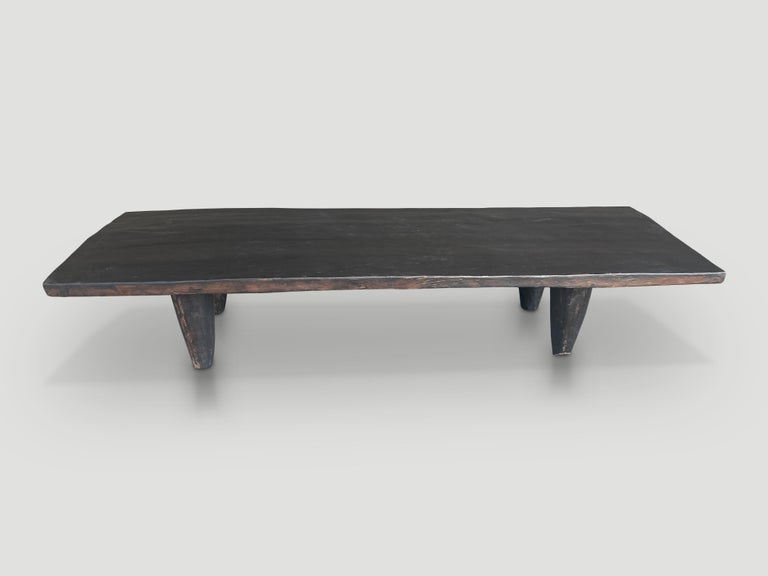 Andrianna Shamaris Rare Antique African Senufo Coffee Table For Sale at