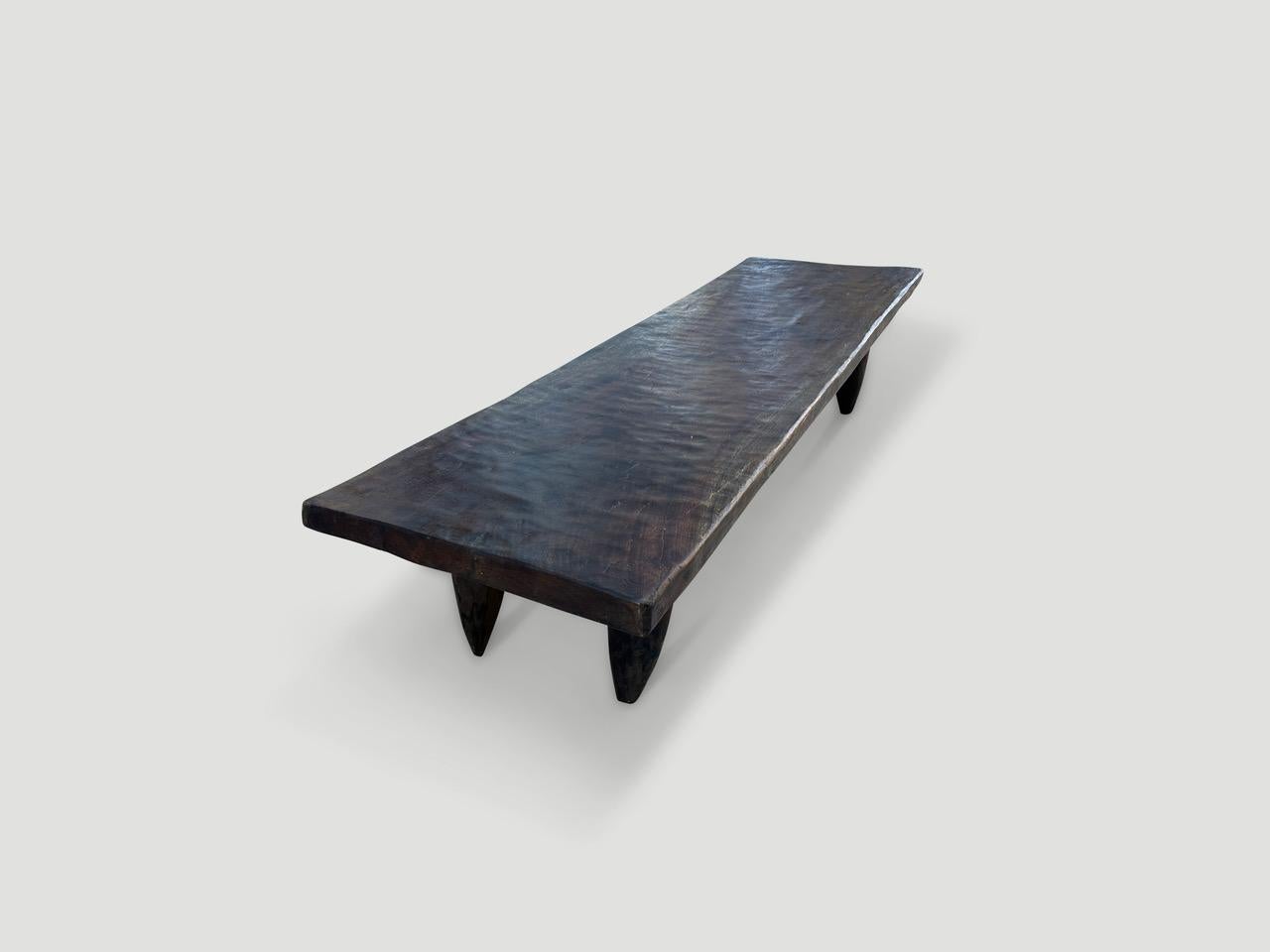 Andrianna Shamaris Rare Antique African Senufo Coffee Table In Excellent Condition For Sale In New York, NY