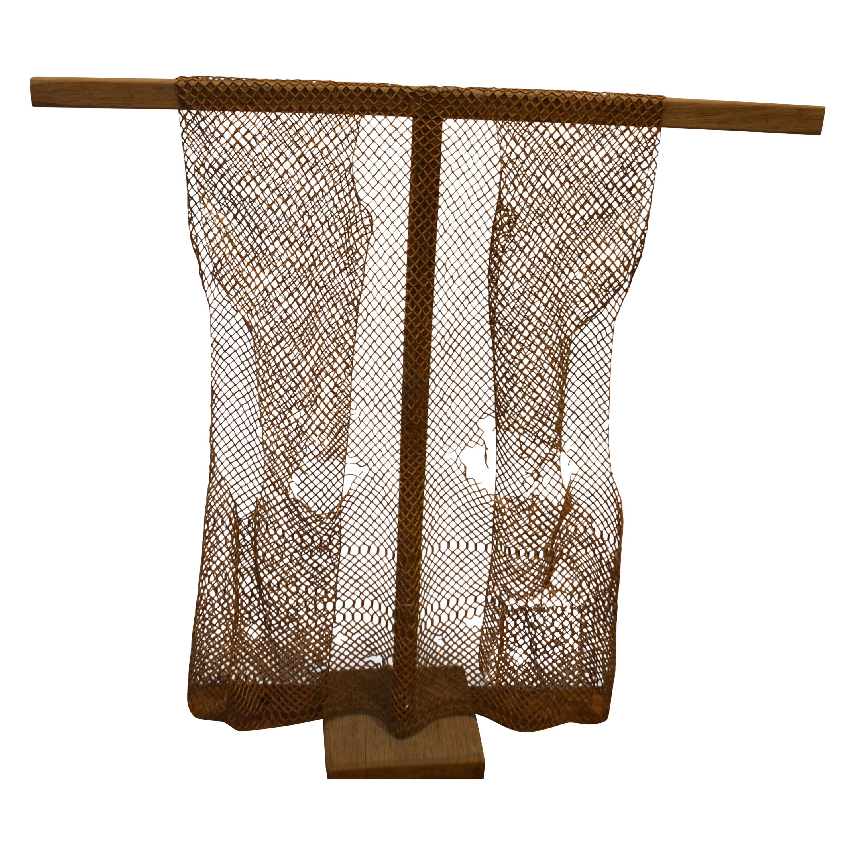 Rare Antique Bamboo Wood Vest