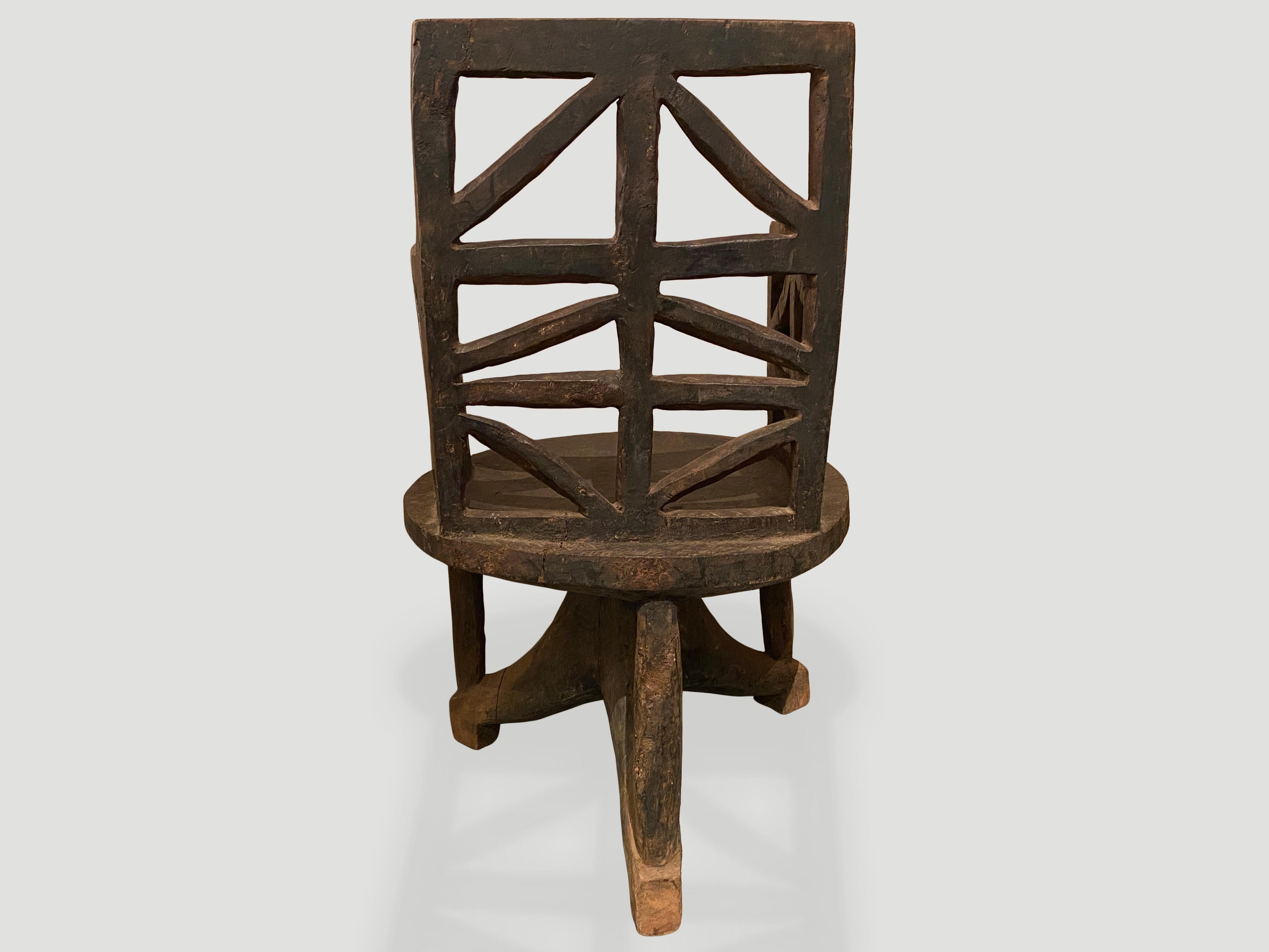 Early 20th Century Rare Antique Ethiopian Chair
