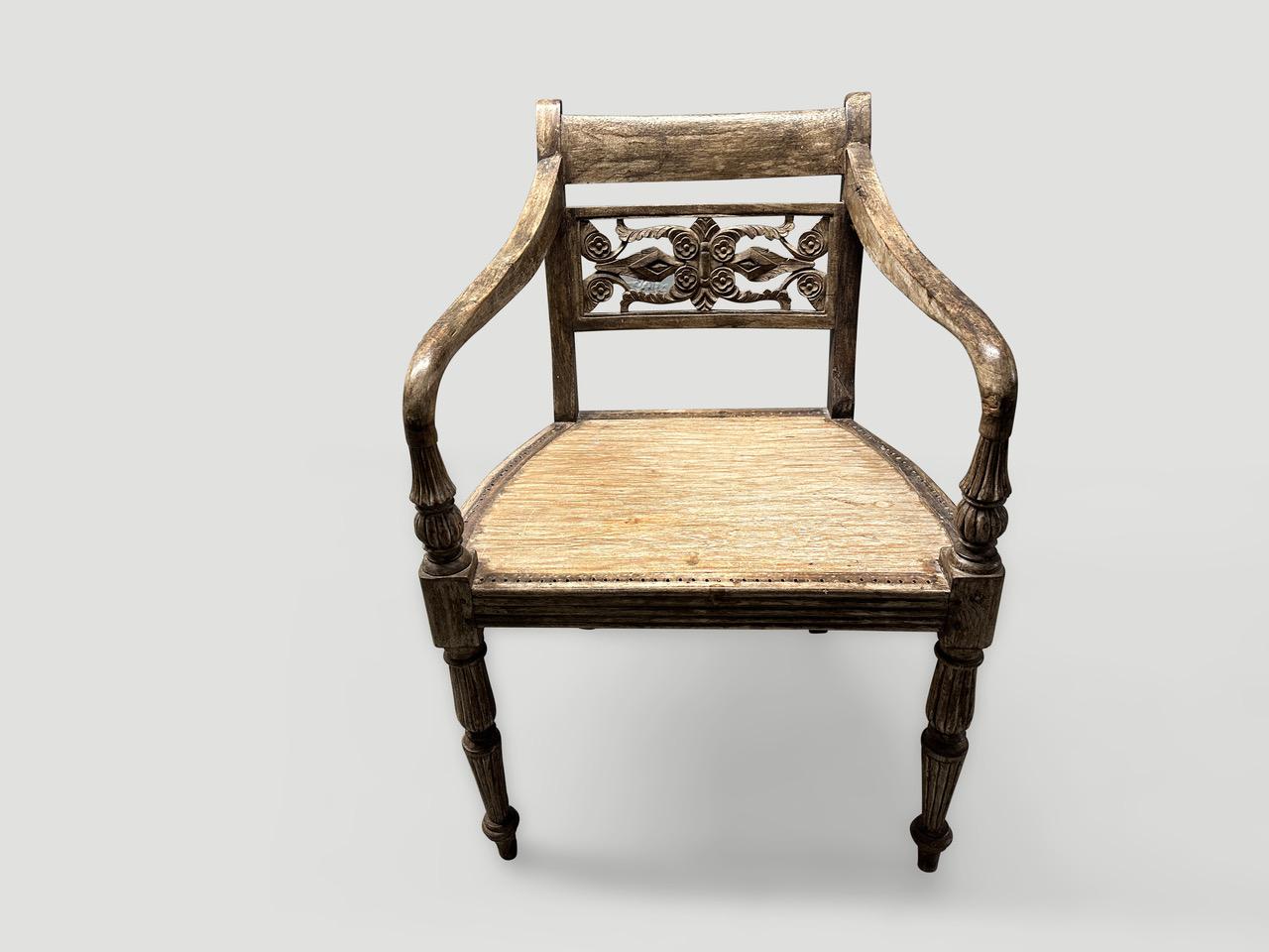 Rare Antique Raffles Arm Chair For Sale