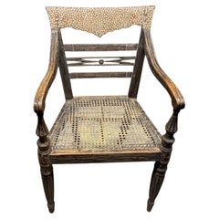Andrianna Shamaris Rare Antique Raffles Arm Chair