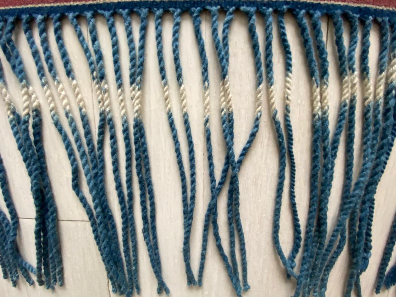 Andrianna Shamaris Rare Bold Indigo Baumwolle Sumba-Textil im Angebot 3