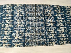 Andrianna Shamaris Rare Bold indigo Cotton Sumba Textile