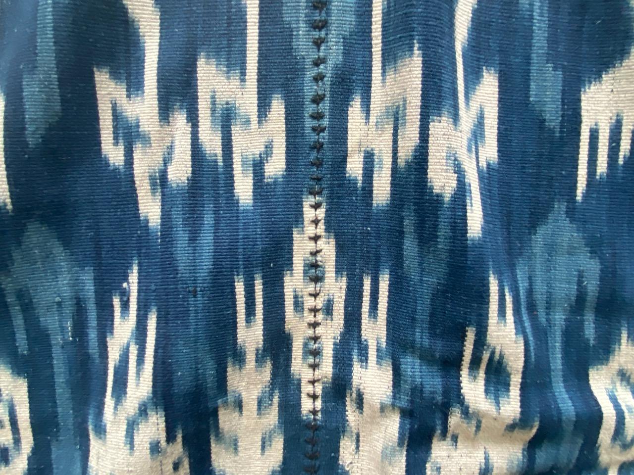 Andrianna Shamaris Rare Bold indigo Cotton Sumba Textile 1