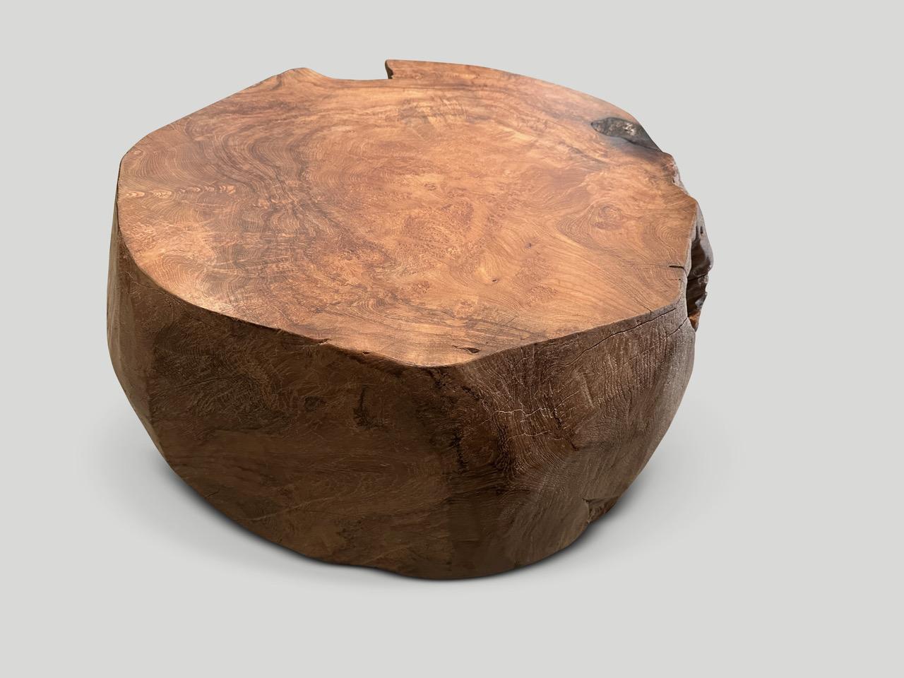 Impressive century year old burl wood coffee table. This wood is the hardest to source. We finished with a natural oil revealing the beautiful wood grain. It’s all in the details. 

Own an Andrianna Shamaris original

Andrianna Shamaris. The Leader