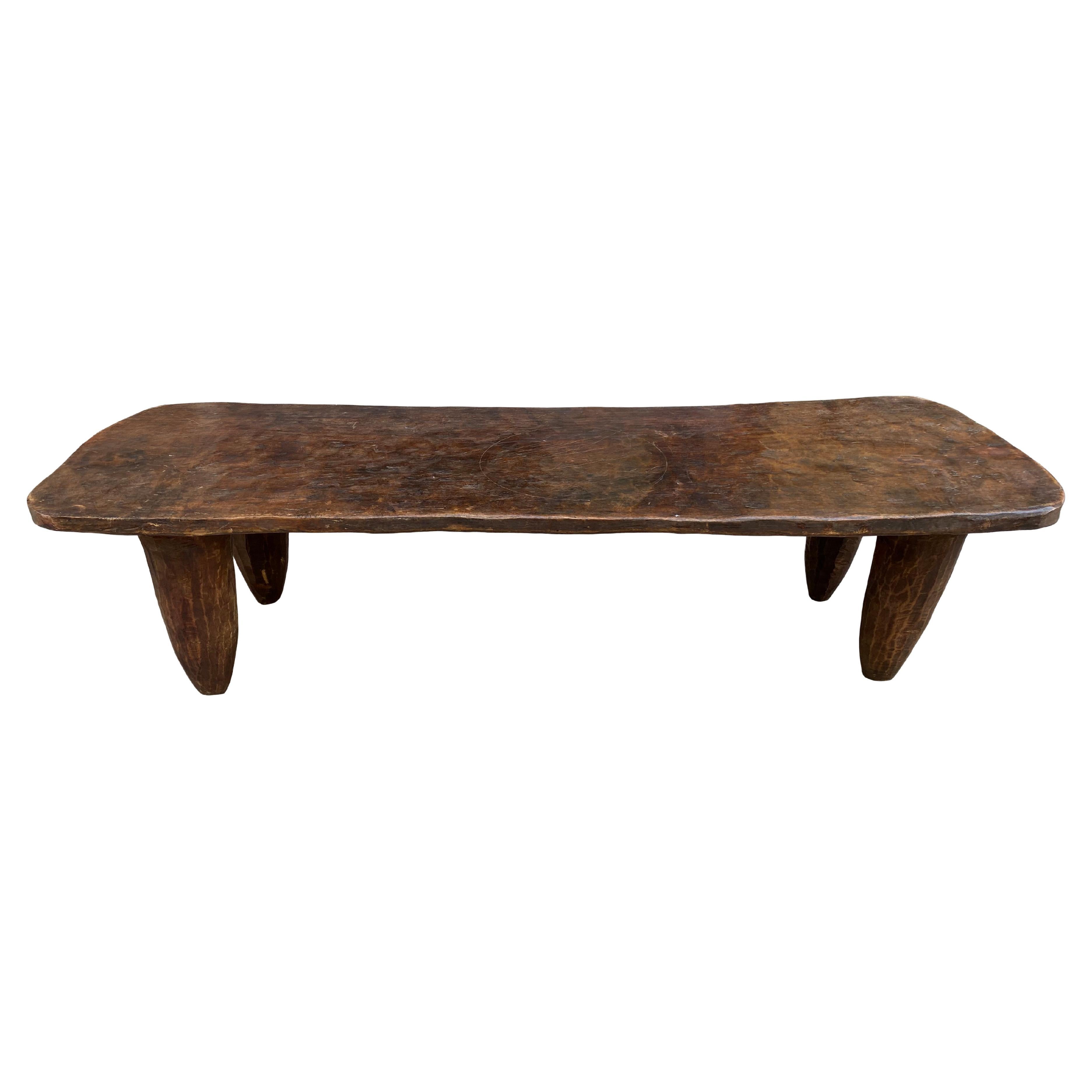 Andrianna Shamaris Rare Cote d’Ivoire Senufo Coffee Table, Bench or Bed