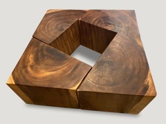 Andrianna Shamaris Reclaimed Wood Modular Coffee Table or Side Tables