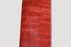 Andrianna Shamaris Espejo Coral Rojo con Marco Biselado