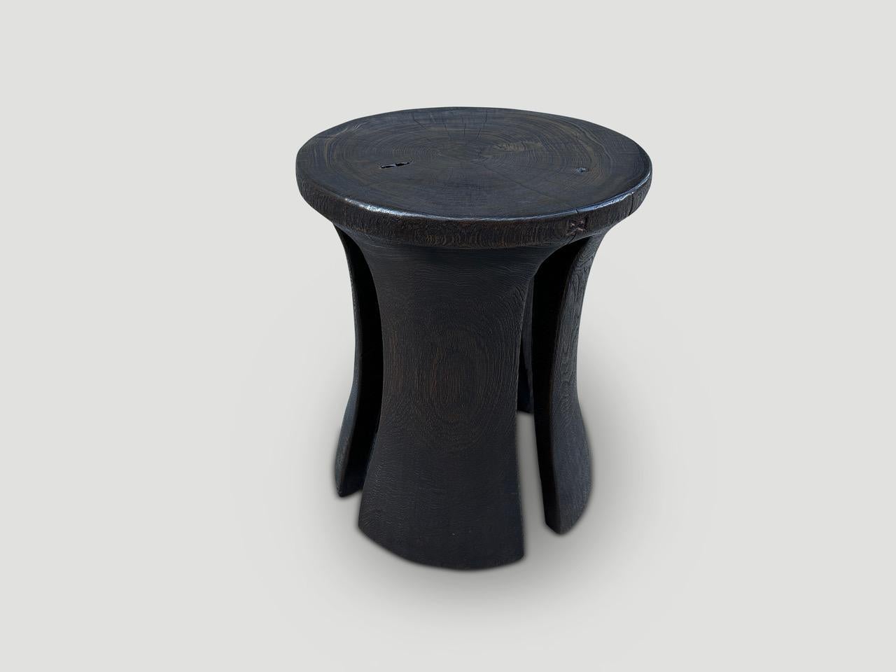 Contemporary Andrianna Shamaris Sculptural Side Table or Stool