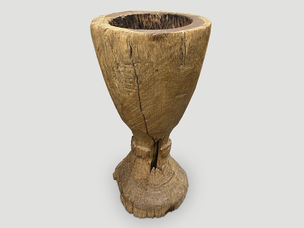 Wood Andrianna Shamaris Sculptural Vessel For Sale