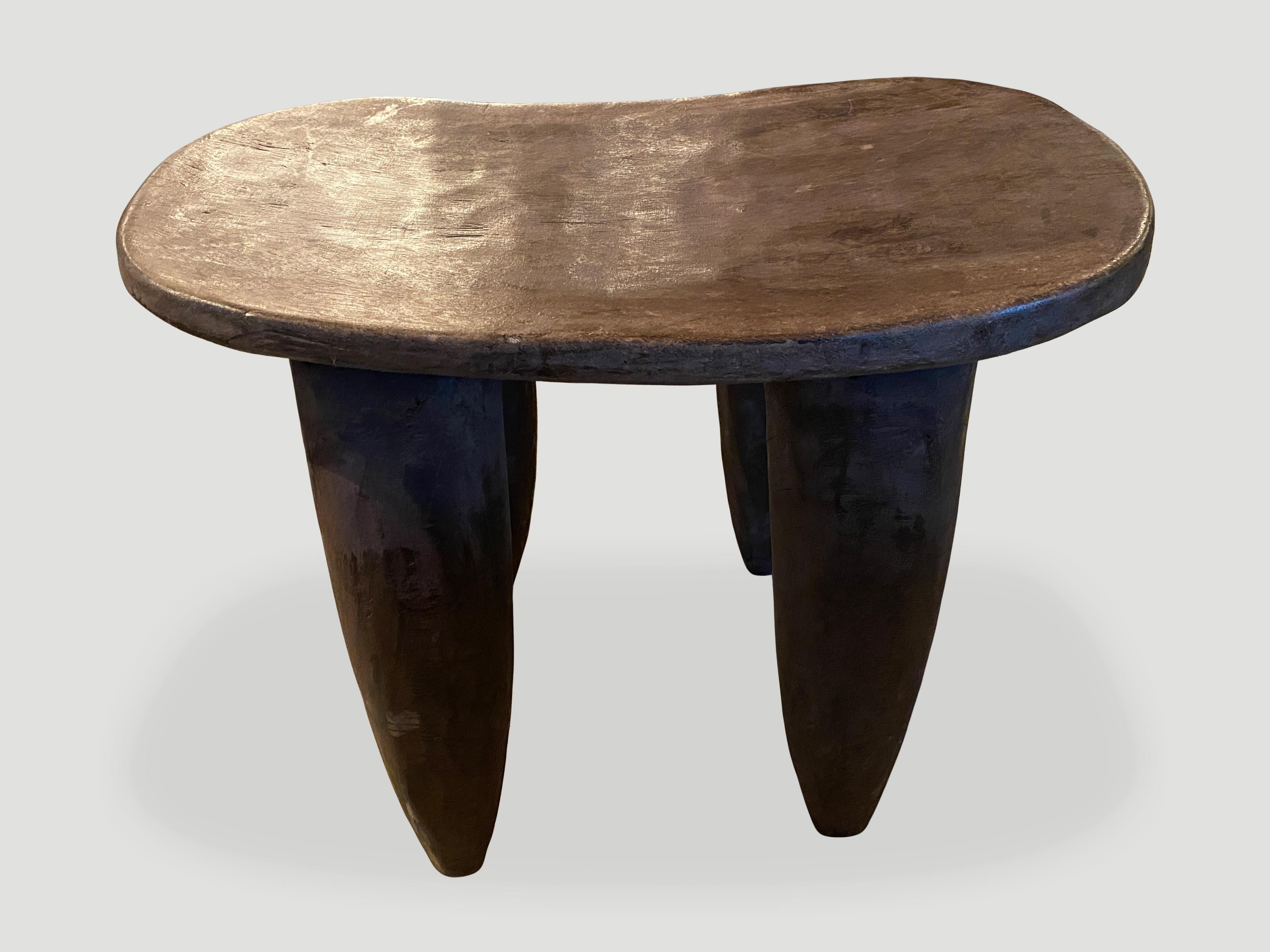 Ivorian Andrianna Shamaris Senufo Side Table or Bench from The Ivory Coast
