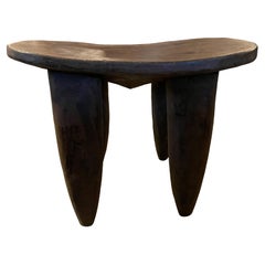 Andrianna Shamaris Senufo Side Table or Bench from The Ivory Coast