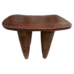 Andrianna Shamaris Senufo Side Table or Small Bench from the Ivory Coast