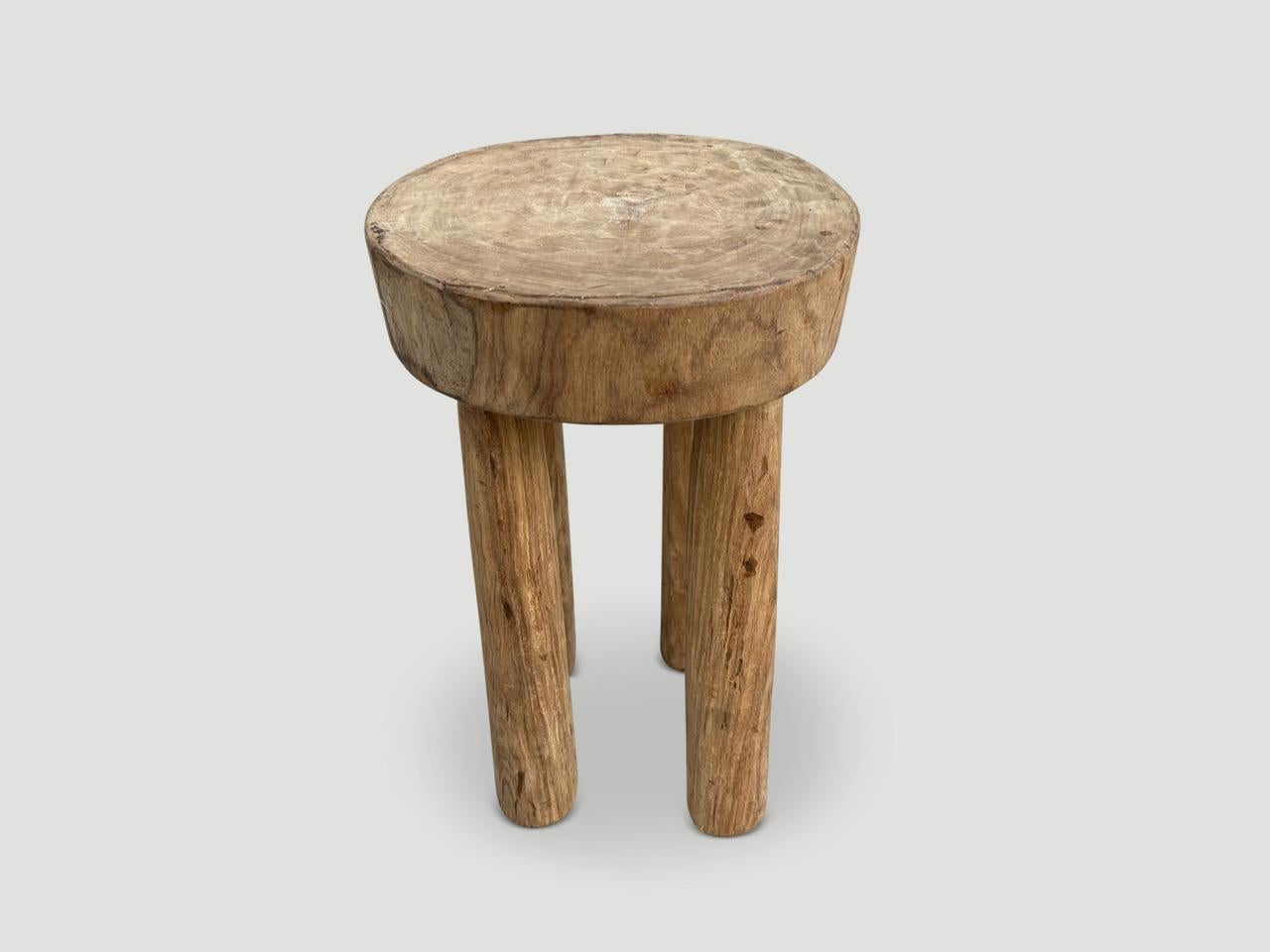 Ivorian Andrianna Shamaris Senufo Side Table or Stool From Côte d’Ivoire For Sale