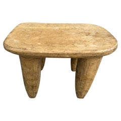 Andrianna Shamaris Senufo Side Table or Stool From Côte d’Ivoire