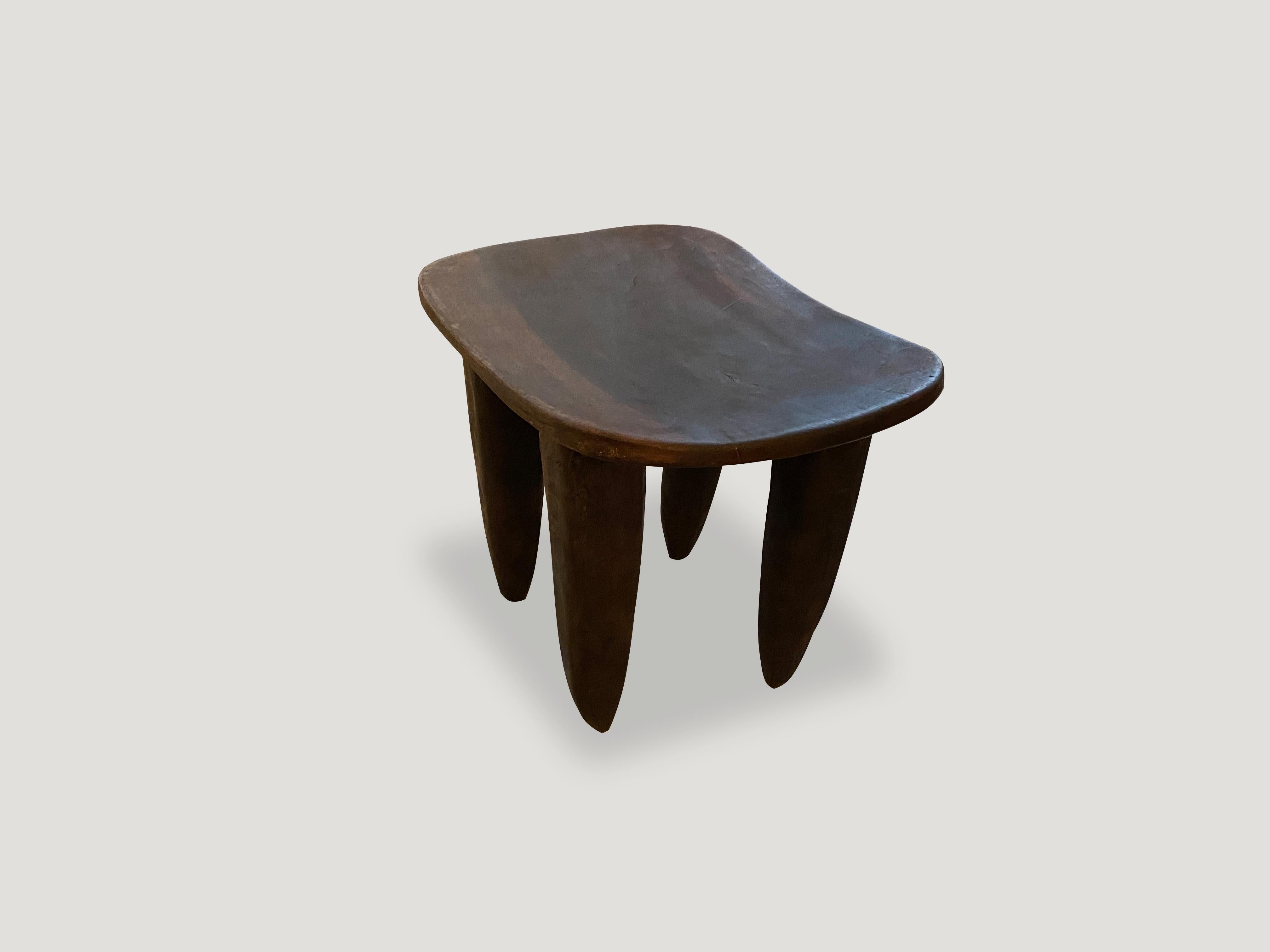 Tribal Andrianna Shamaris Senufo Stool or Bench from Cote d'Ivoire