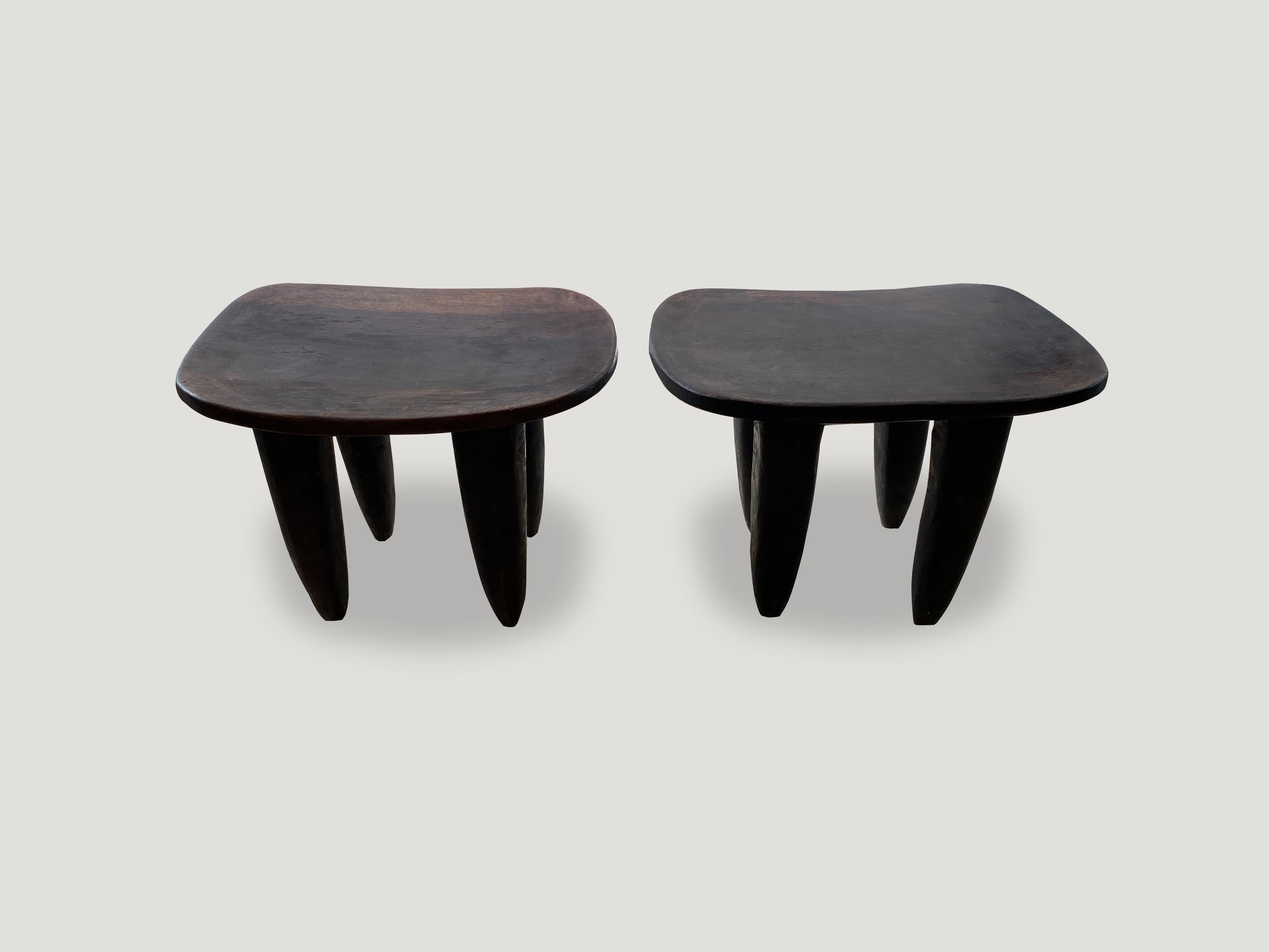 20th Century Andrianna Shamaris Senufo Stool or Bench from Cote d'Ivoire