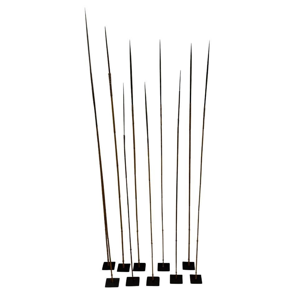 Andrianna Shamaris Set di lance antiche su supporto