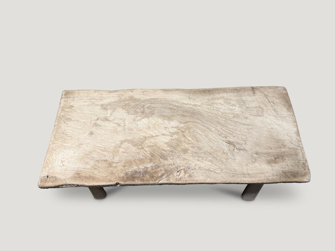 Contemporary Andrianna Shamaris Shell Inlaid Teak Wood Coffee Table For Sale