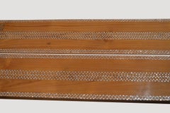 Andrianna Shamaris Shell Inlay and Teak Wood Bench