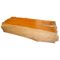 Andrianna Shamaris Single Slab Teak Wood Coffee Table Andrianna Shamaris Single Slab Teak Wood Coffee Table