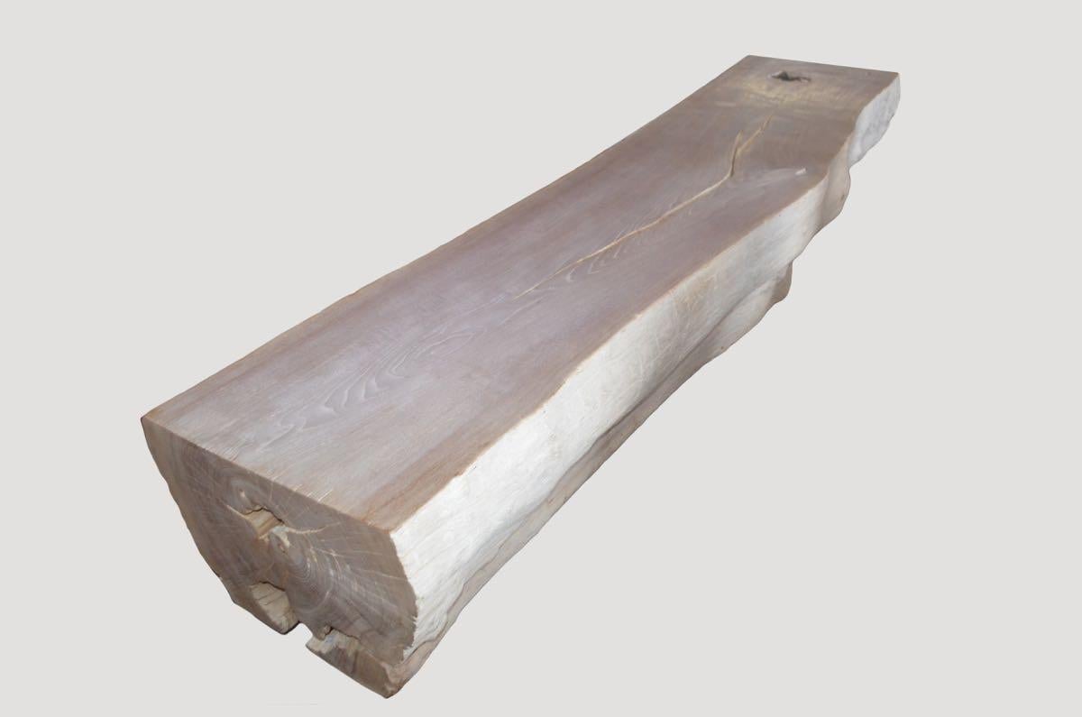 half log coffee table