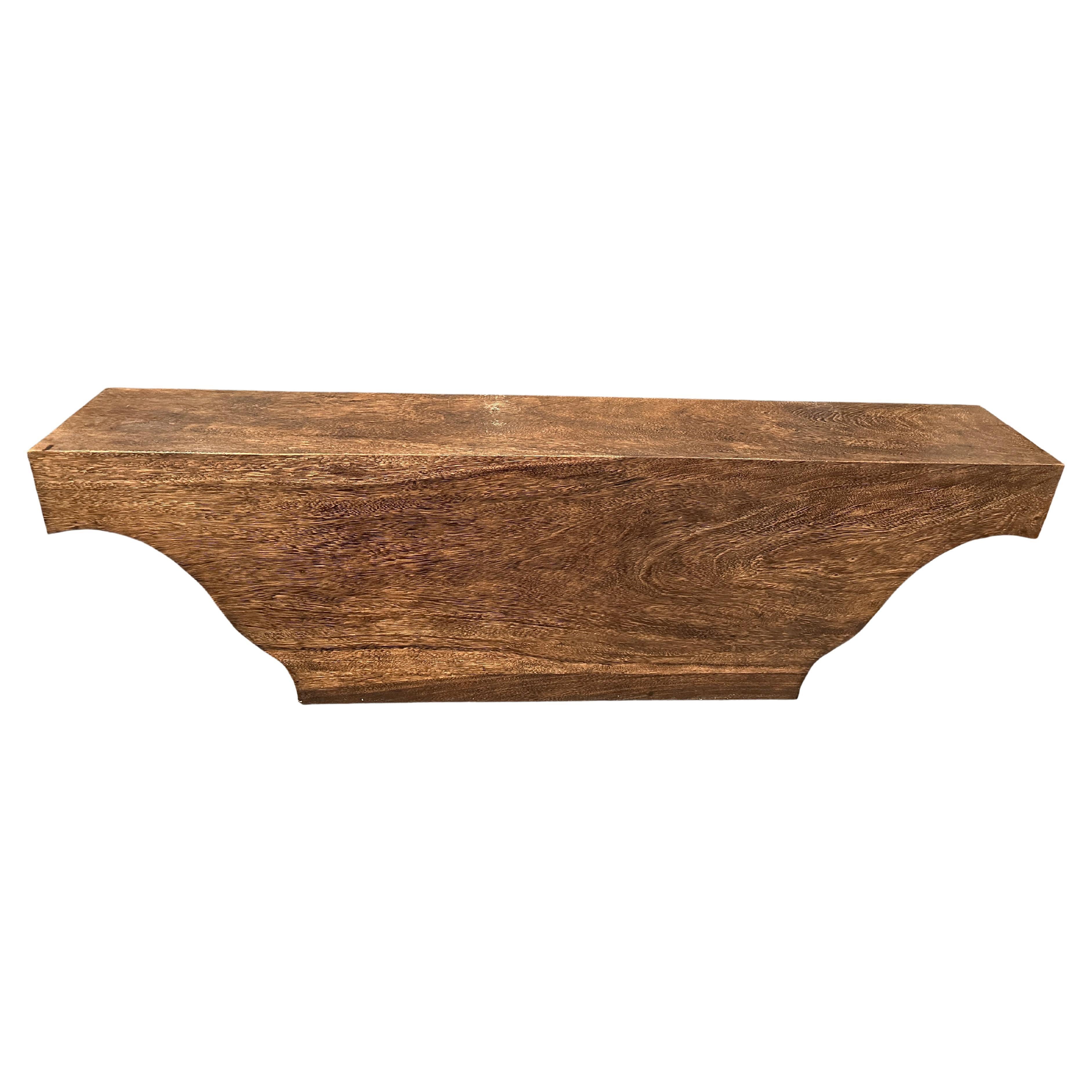 Andrianna Shamaris Solid Wood Console or Bench For Sale
