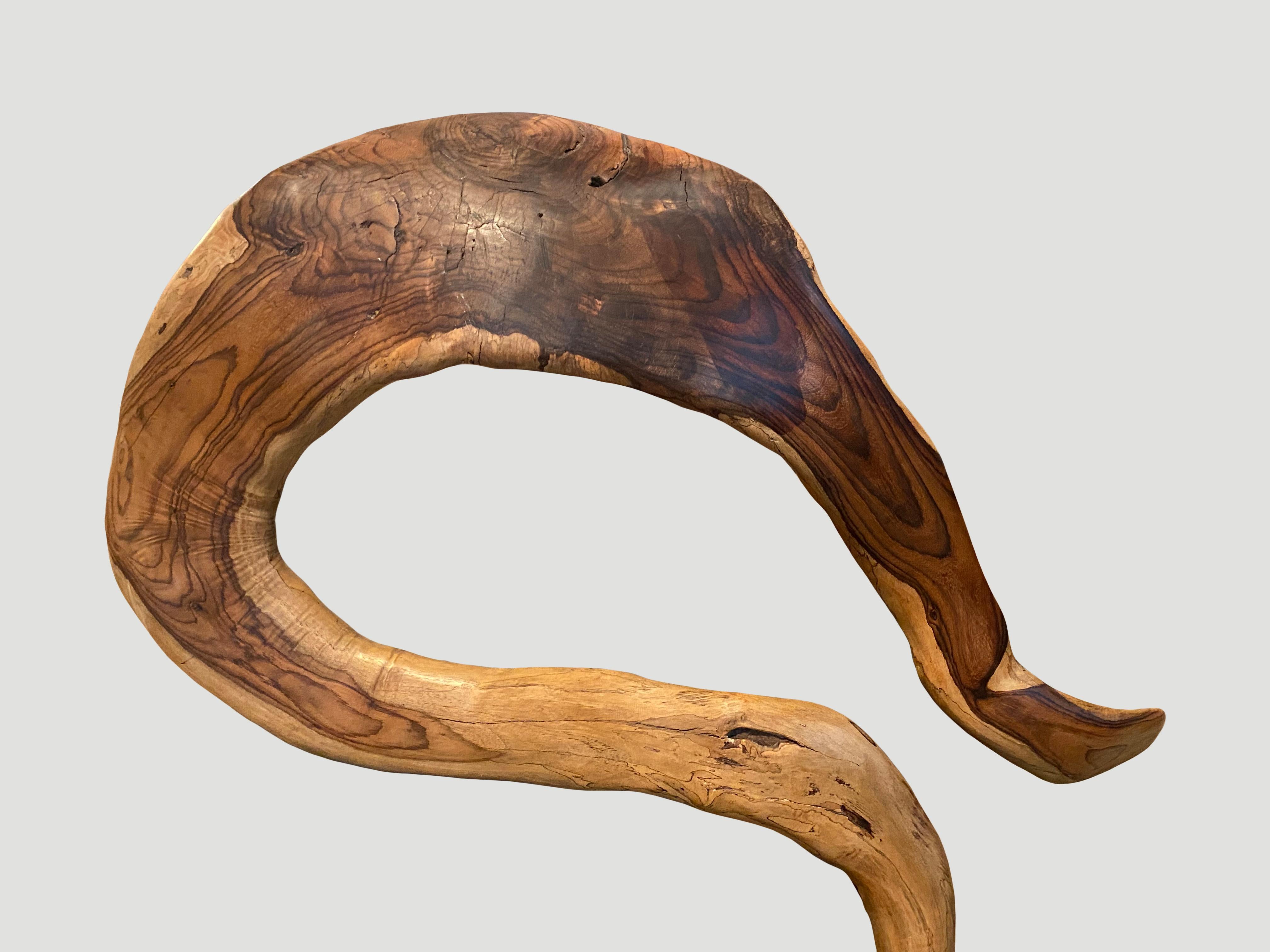 Andrianna Shamaris Sono Wood Sculpture In Excellent Condition For Sale In New York, NY