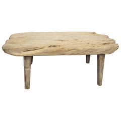 Andrianna Shamaris St. Barts Cerused Teak Wood Bench