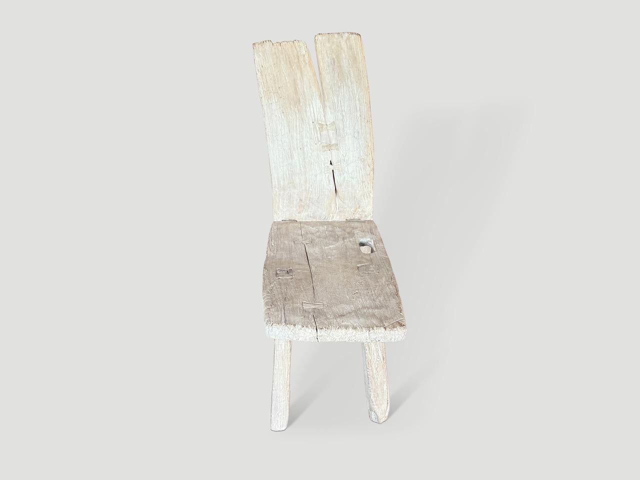 Andrianna Shamaris St. Barts Bio-Stuhl aus Teakholz (Organische Moderne) im Angebot