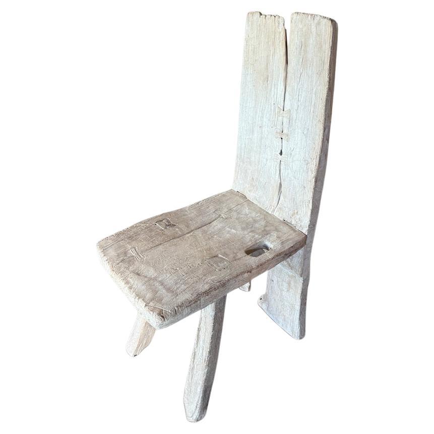 Andrianna Shamaris St. Barts Bio-Stuhl aus Teakholz im Angebot