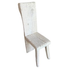 Andrianna Shamaris St. Barts Sculptural Teak Wood Chair