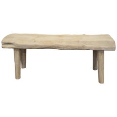 Andrianna Shamaris St. Barts Teak Wood Bench