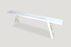 Andrianna Shamaris St. Barts Bench, Reclaimed Teak Wood Design