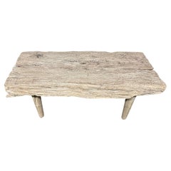 Andrianna Shamaris St. Barts Teak Wood Coffee Table or Bench