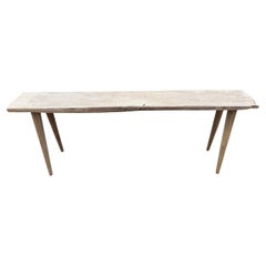 Andrianna Shamaris St. Barts Teak Wood Console Table