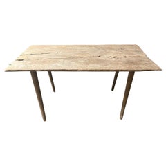 Andrianna Shamaris St. Barts Teak Wood Console Table or Desk