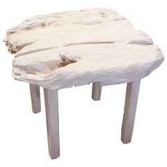 Andrianna Shamaris St. Barts Teak Wood Side Table