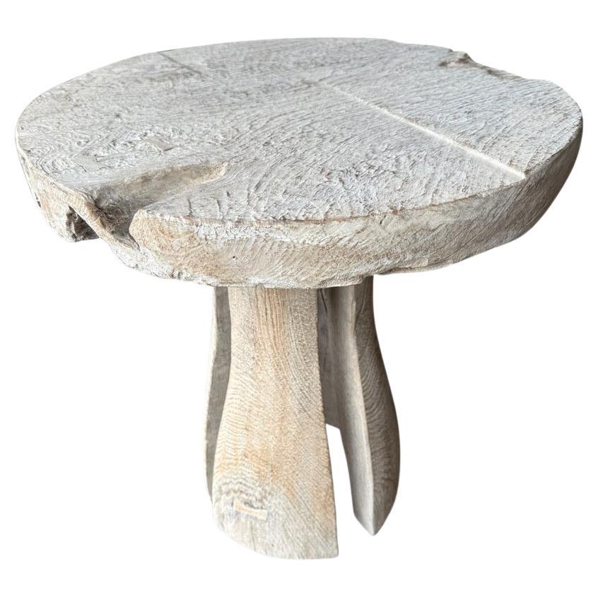 Table d'appoint Andrianna Shamaris St. Barts en bois de teck